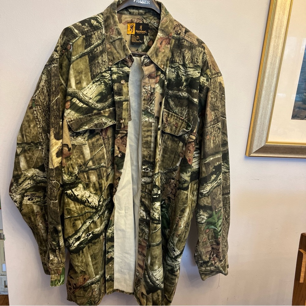 Browning camouflage hunting shirt